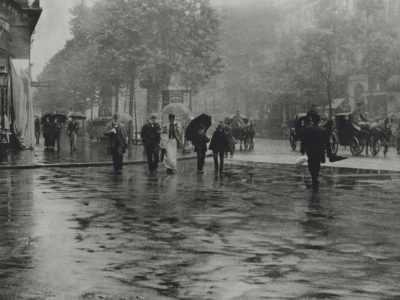 (Alfred-Stieglitz)-A-Wet-Day-on-the-Boulevard-(Paris,-1894)